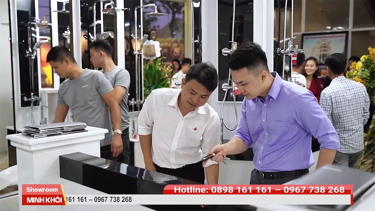 Showroom Minh Khôi là một trong những đại lý uy tín hàng đầu của Thiết Bị Phòng Tắm DK, thiet bi ve sinh Minh Khôi luôn luôn mang đến sự hài lòng về các trang thiet bi phong tam - thiết bị vệ sinh dk trên khắp cả nước. Bên cạnh đó là hàng loạt các trang thiết bị phòng tắm cao cấp và thiết bị vệ sinh cao cấp khác